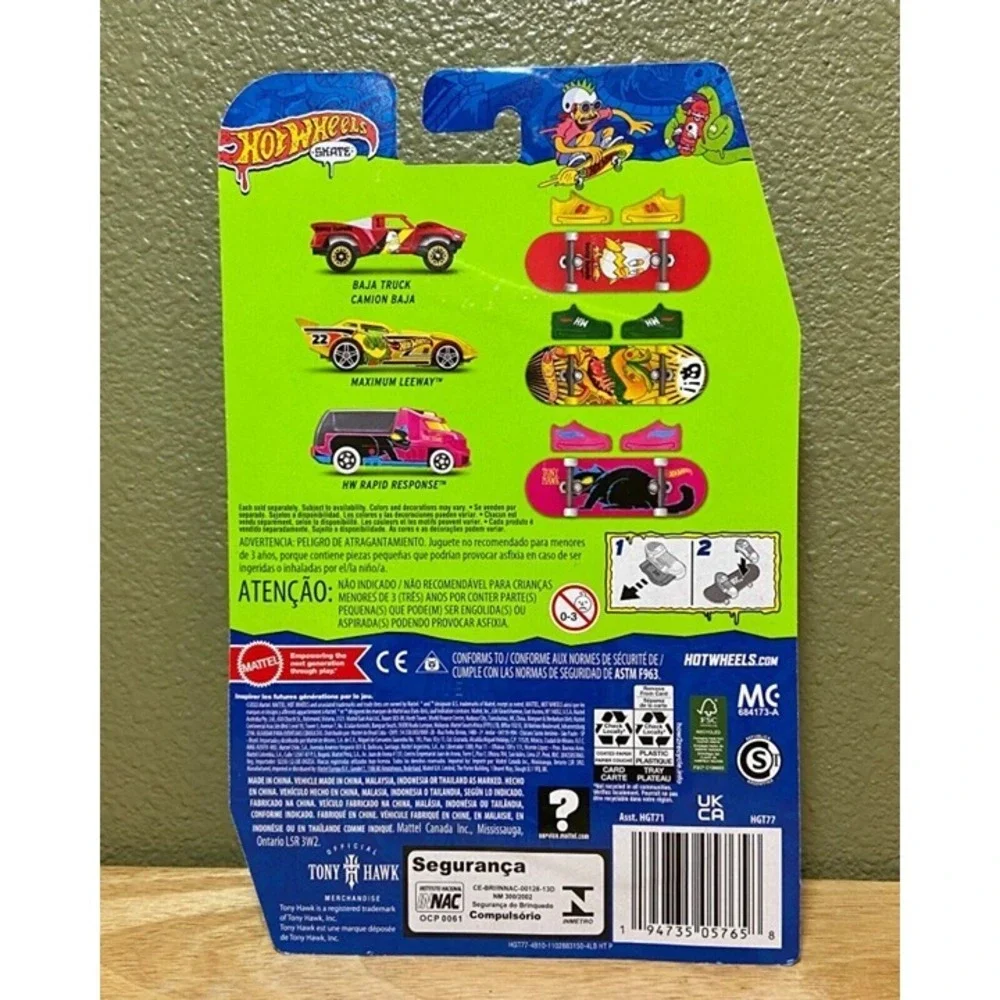 Hot Wheels Skate Tony Hawk Official W/Exclusive Diecast Car Nitro Tailgater 2022